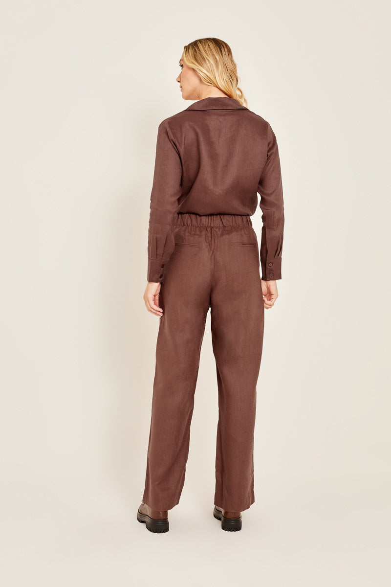 Calça de Linho Elástico Eunice