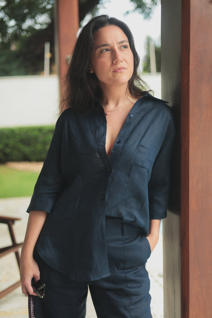 Camisa de Linho Resort
