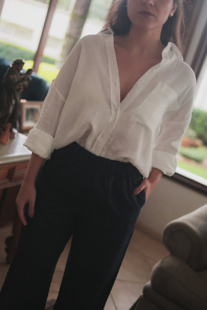 Camisa de Linho Over
