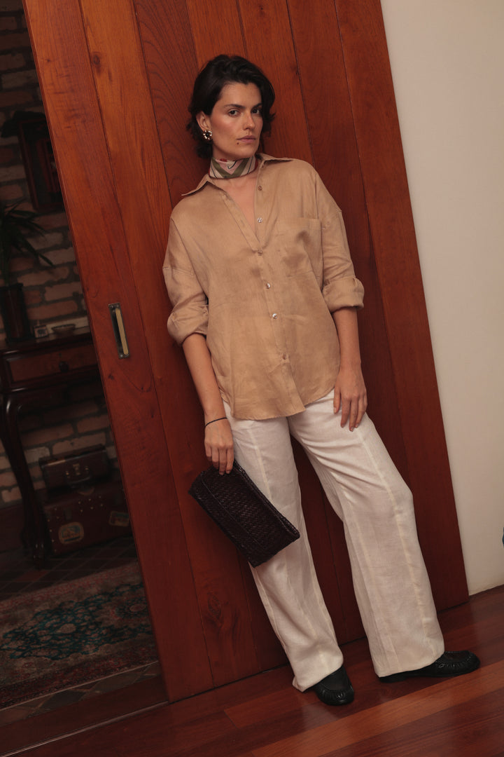 Camisa de Linho Over