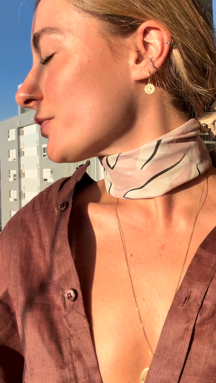 Botanical Scarf - Collab Nina Coen