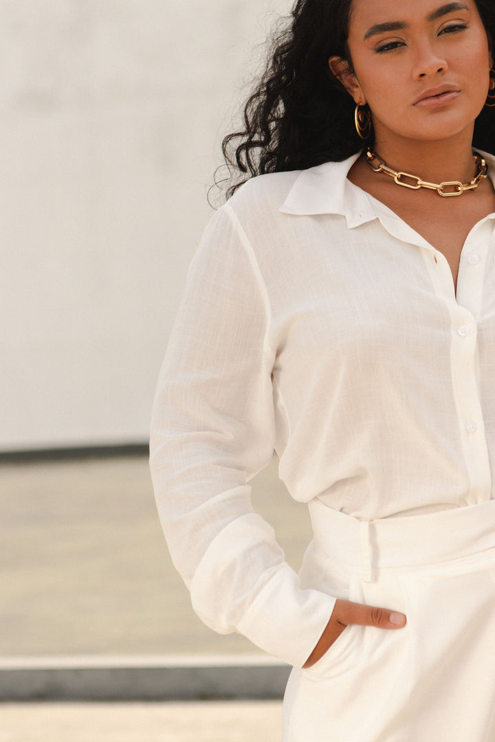 Camisa Linen Básica